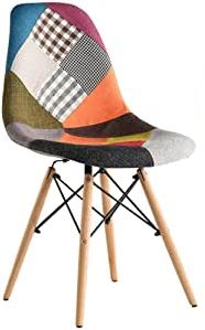 Chaise scandinave patchwork