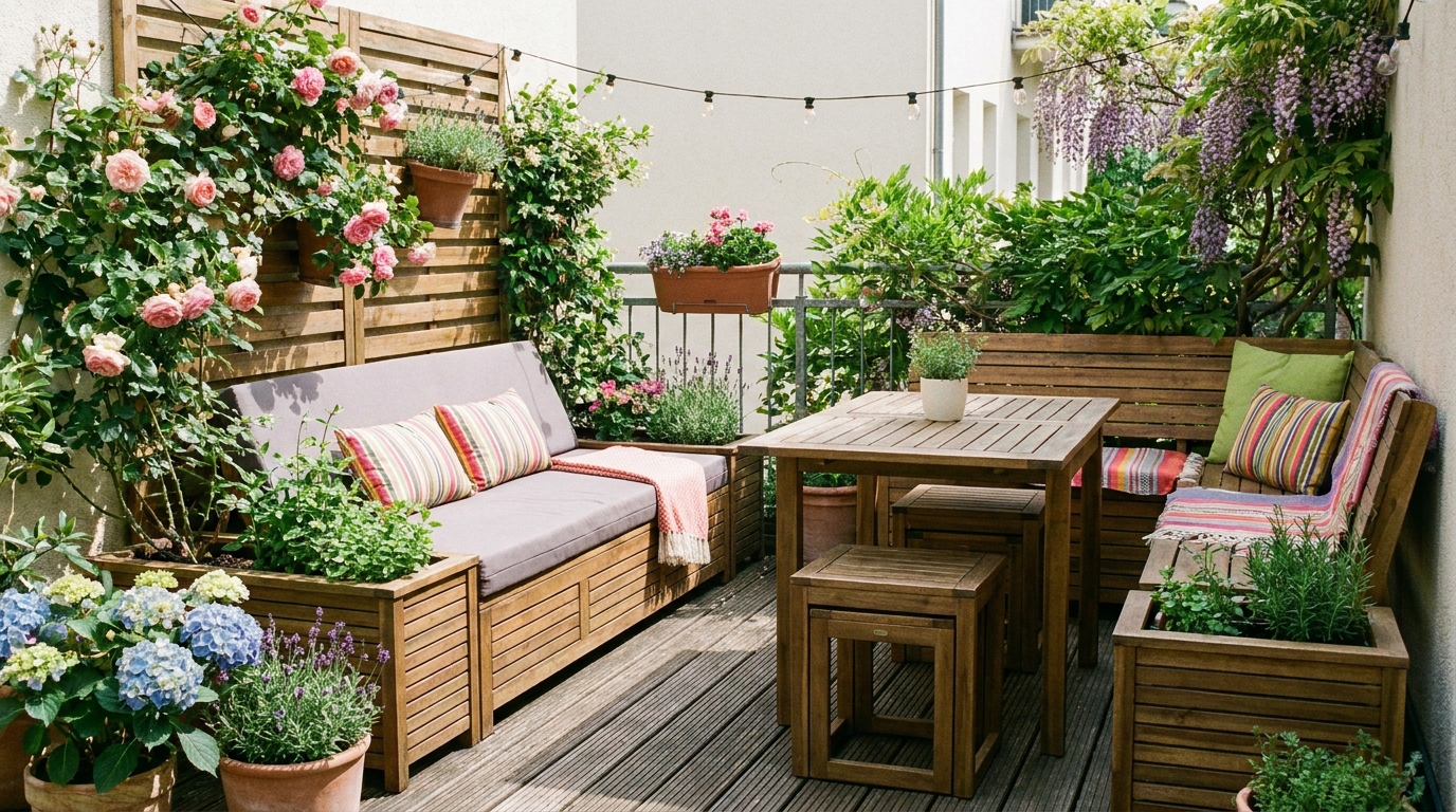 découvrez le meuble multifonction en acacia d'ikea, idéal pour transformer votre terrasse. coffre, banc et table tout-en-un à moins de 100 €, pratique et esthétique.