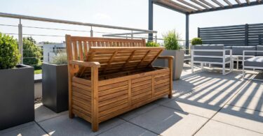 découvrez le meuble multifonction en acacia d'ikea : coffre, banc et table, idéal pour transformer votre terrasse à moins de 100 €. pratique, élégant et abordable !