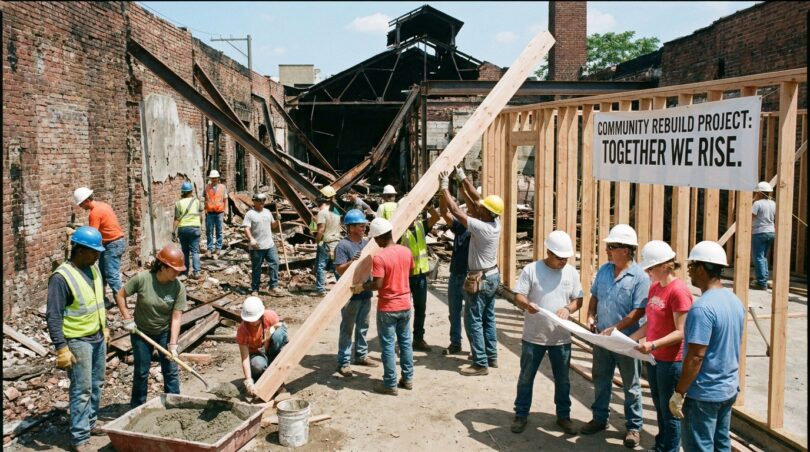 d&eacute;couvrez l'histoire inspirante de la maison chartier, quatre mois apr&egrave;s l'incendie, et comment chaque jour repr&eacute;sente un nouveau d&eacute;fi vers sa renaissance.