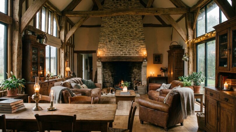 d&eacute;couvrez la transformation d'une vieille grange &agrave; harcourt en une maison d'h&ocirc;te authentique, r&eacute;alis&eacute;e gr&acirc;ce aux savoir-faire ancestraux alliant tradition et charme.