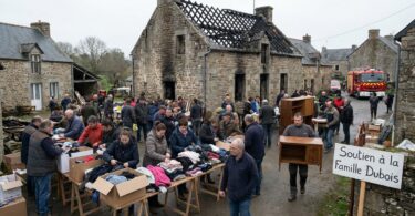 un incendie détruit une maison à journet. lancez un appel solidaire pour aider une famille sinistrée à reconstruire leur vie.