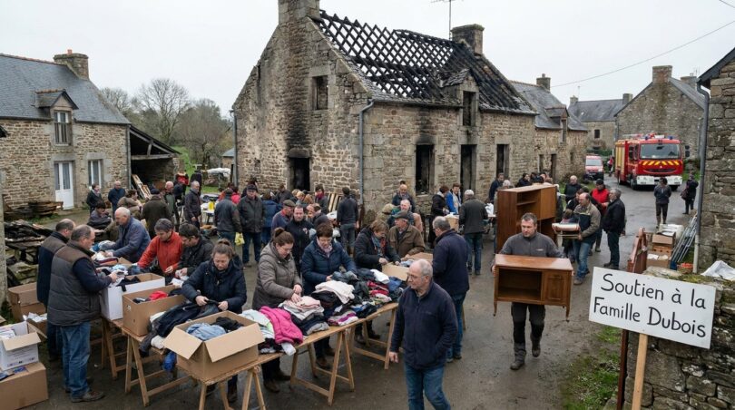 un incendie d&eacute;truit une maison &agrave; journet. lancez un appel solidaire pour aider une famille sinistr&eacute;e &agrave; reconstruire leur vie.