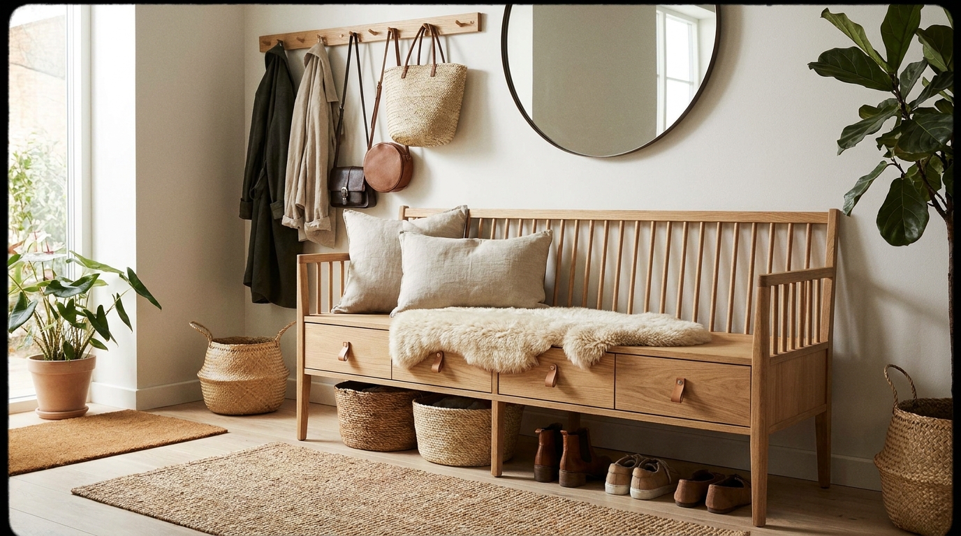 découvrez comment ce meuble astucieux a remplacé ma chaise d'entrée, rendant le moment de me chausser beaucoup plus confortable et sans désagrément.