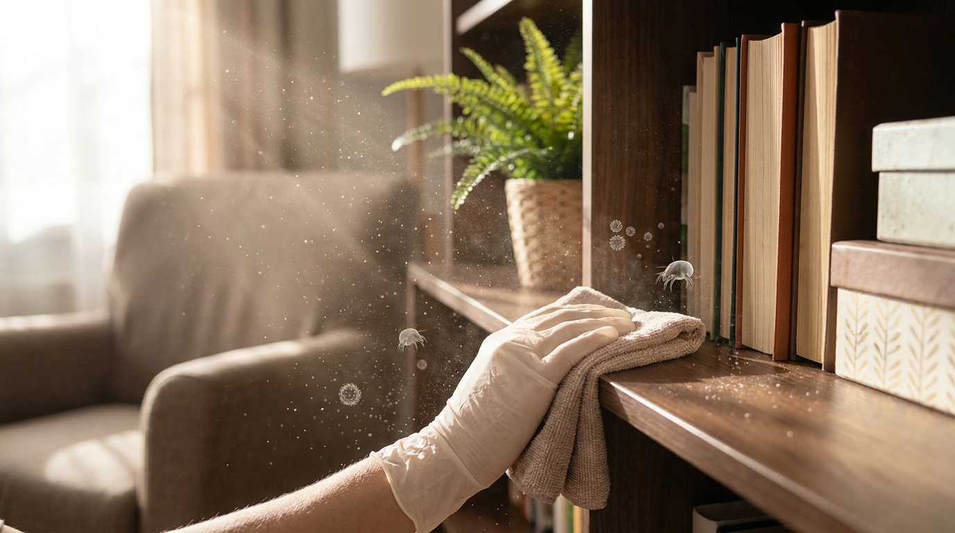 d&eacute;couvrez les raisons scientifiques surprenantes pour lesquelles la poussi&egrave;re r&eacute;appara&icirc;t toujours dans votre maison apr&egrave;s le nettoyage, et apprenez des astuces efficaces pour mieux la contr&ocirc;ler.