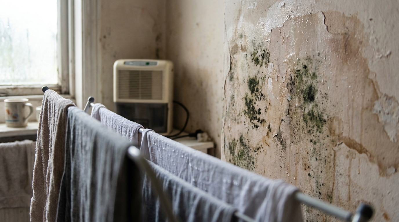 d&eacute;couvrez comment un simple geste a permis de lutter efficacement contre l'humidit&eacute; envahissante dans vos murs et de faire s&eacute;cher votre linge rapidement. astuces et solutions pratiques pour un int&eacute;rieur sain et confortable.