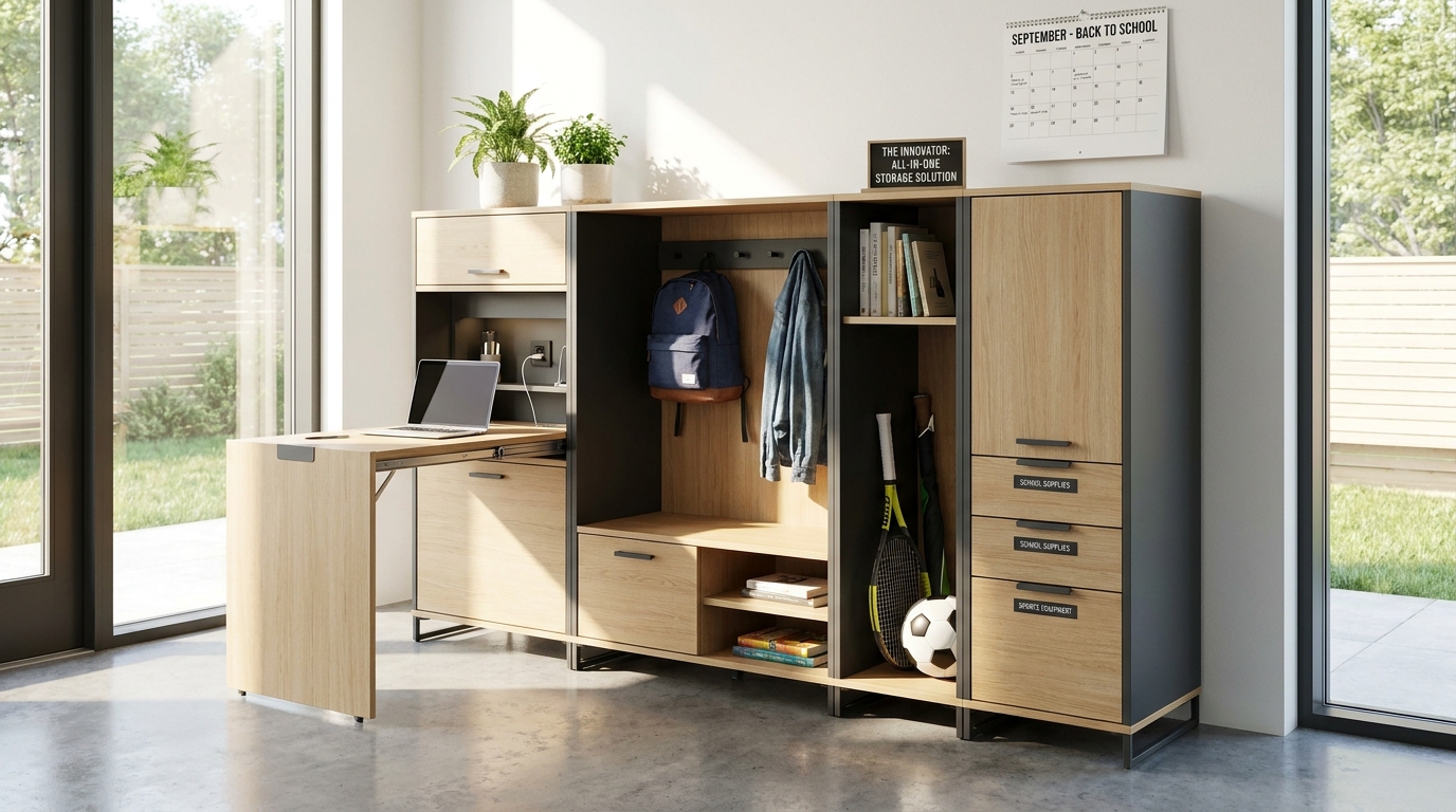 découvrez le meuble 15-en-1 révolutionnaire qui remplace votre étagère à chaussures et optimise votre rangement avant la rentrée. pratique, multifonction et design, il transforme votre espace en un clin d'œil.