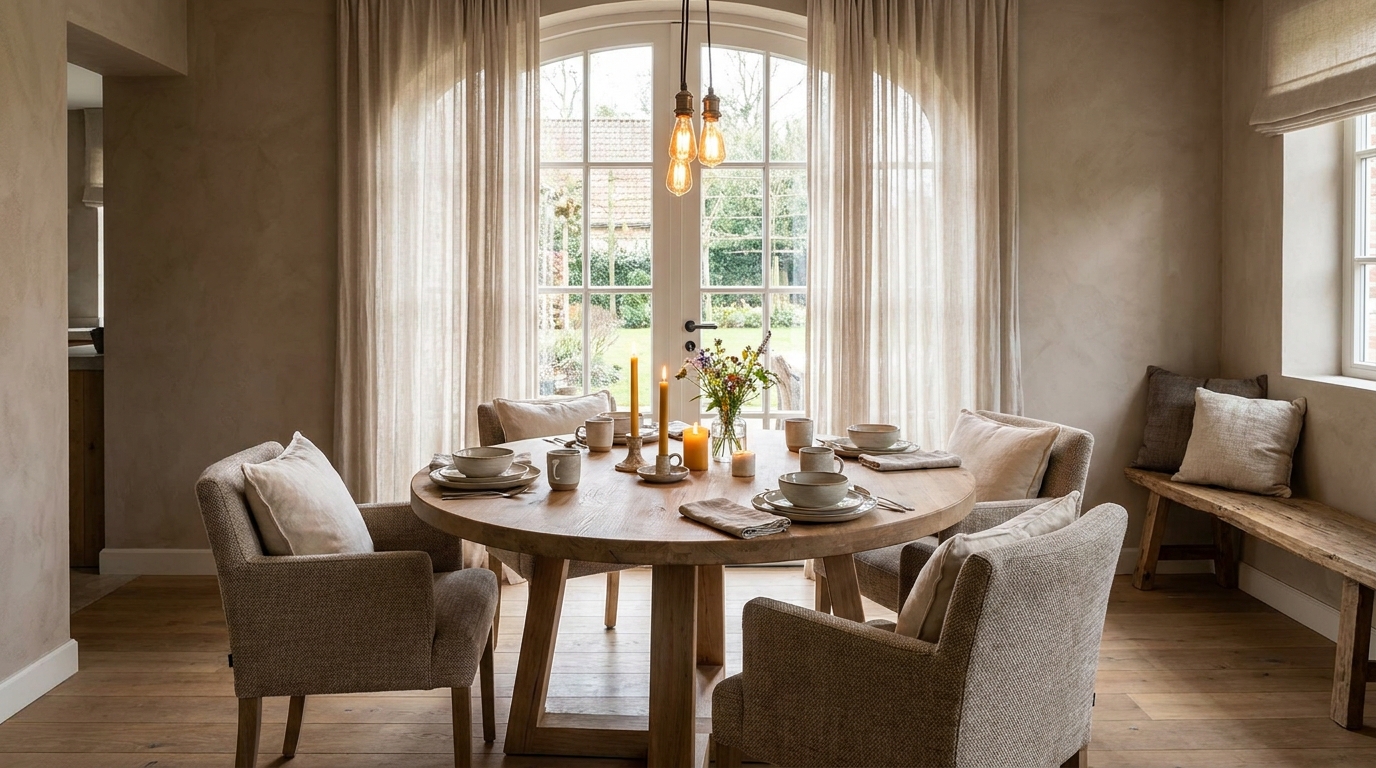 d&eacute;couvrez comment am&eacute;nager un coin repas convivial pour 4 personnes et plus avec l'ensemble maison pavane, une transformation &eacute;l&eacute;gante qui apporte confort et style &agrave; votre int&eacute;rieur.