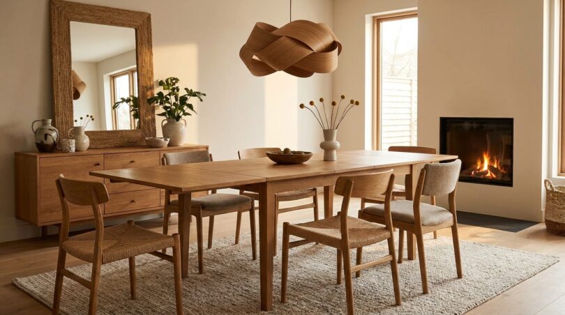 d&eacute;couvrez comment am&eacute;nager un coin repas convivial pour 4 personnes et plus avec l'ensemble maison pavane, une solution &eacute;l&eacute;gante et fonctionnelle qui transforme votre espace avec style.