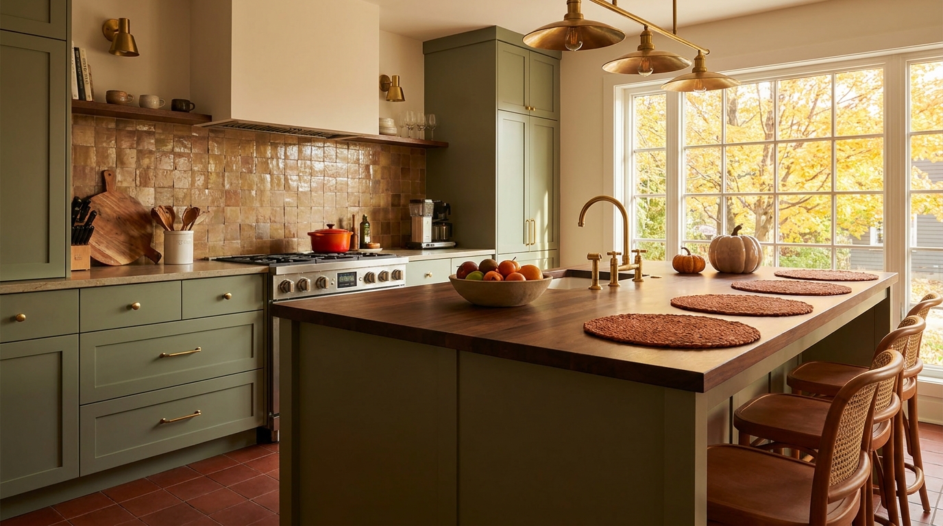 d&eacute;couvrez le nouveau style cuisine tendance cet automne, loin du blanc immacul&eacute;, adopt&eacute; et pl&eacute;biscit&eacute; par les magazines d&eacute;co pour un int&eacute;rieur chaleureux et moderne.