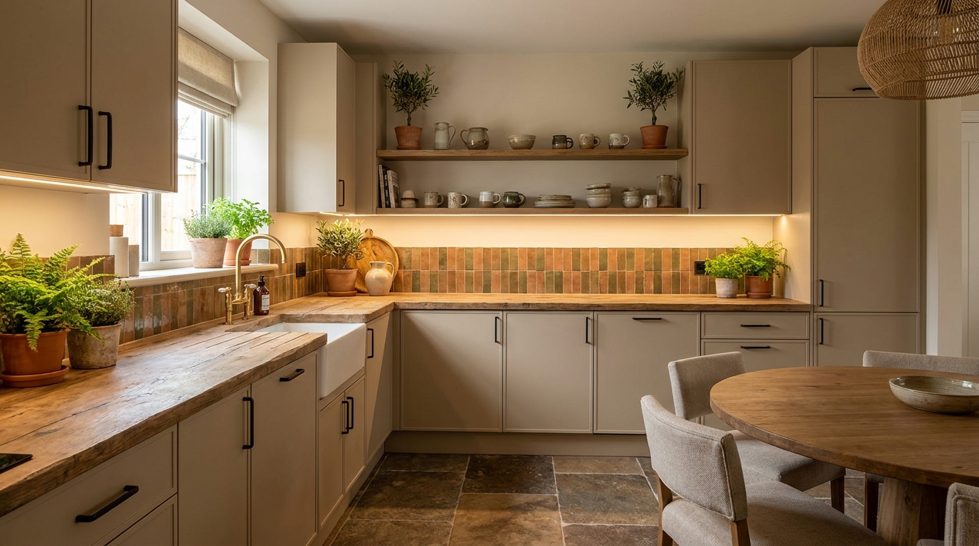 d&eacute;couvrez le nouveau style cuisine tendance cet automne, loin du blanc immacul&eacute;, adopt&eacute; par les magazines d&eacute;co pour un int&eacute;rieur chaleureux et moderne.