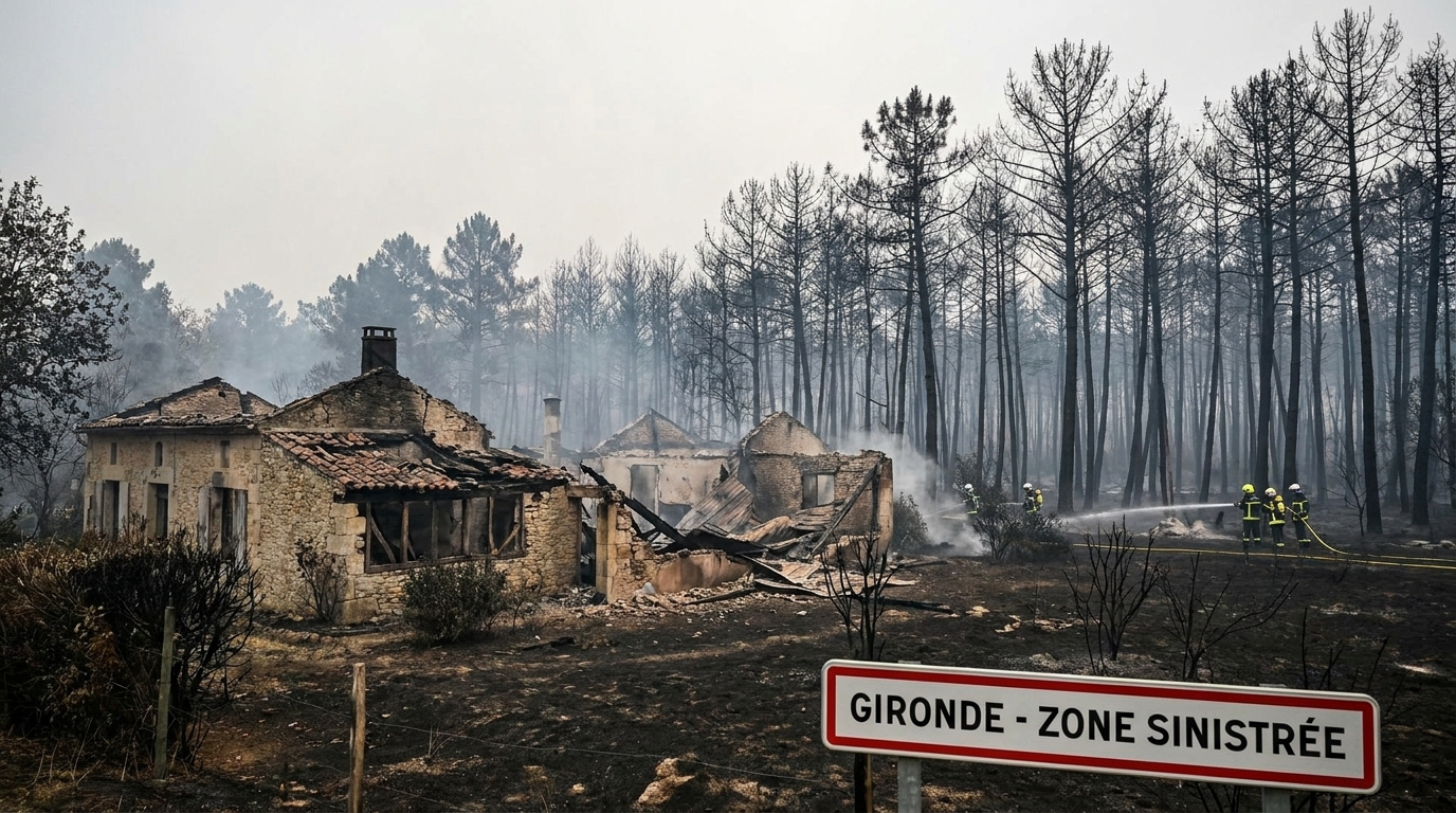 d&eacute;couvrez le r&eacute;cit poignant d'un incendie en gironde o&ugrave; perdre sa maison, c'est aussi perdre une part essentielle de notre m&eacute;moire et de notre histoire collective.