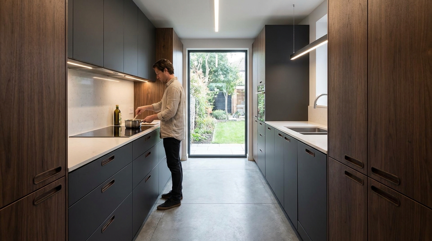 découvrez comment j'ai métamorphosé le style de mes meubles de cuisine en remplaçant leurs barres tubulaires, pour un résultat à la fois moderne et surprenant.
