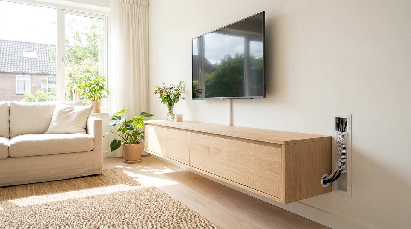 découvrez pourquoi j'ai surélevé mon meuble tv à 35 cm du sol pour faciliter le ménage et les résultats inattendus qui ont suivi cette astuce simple.