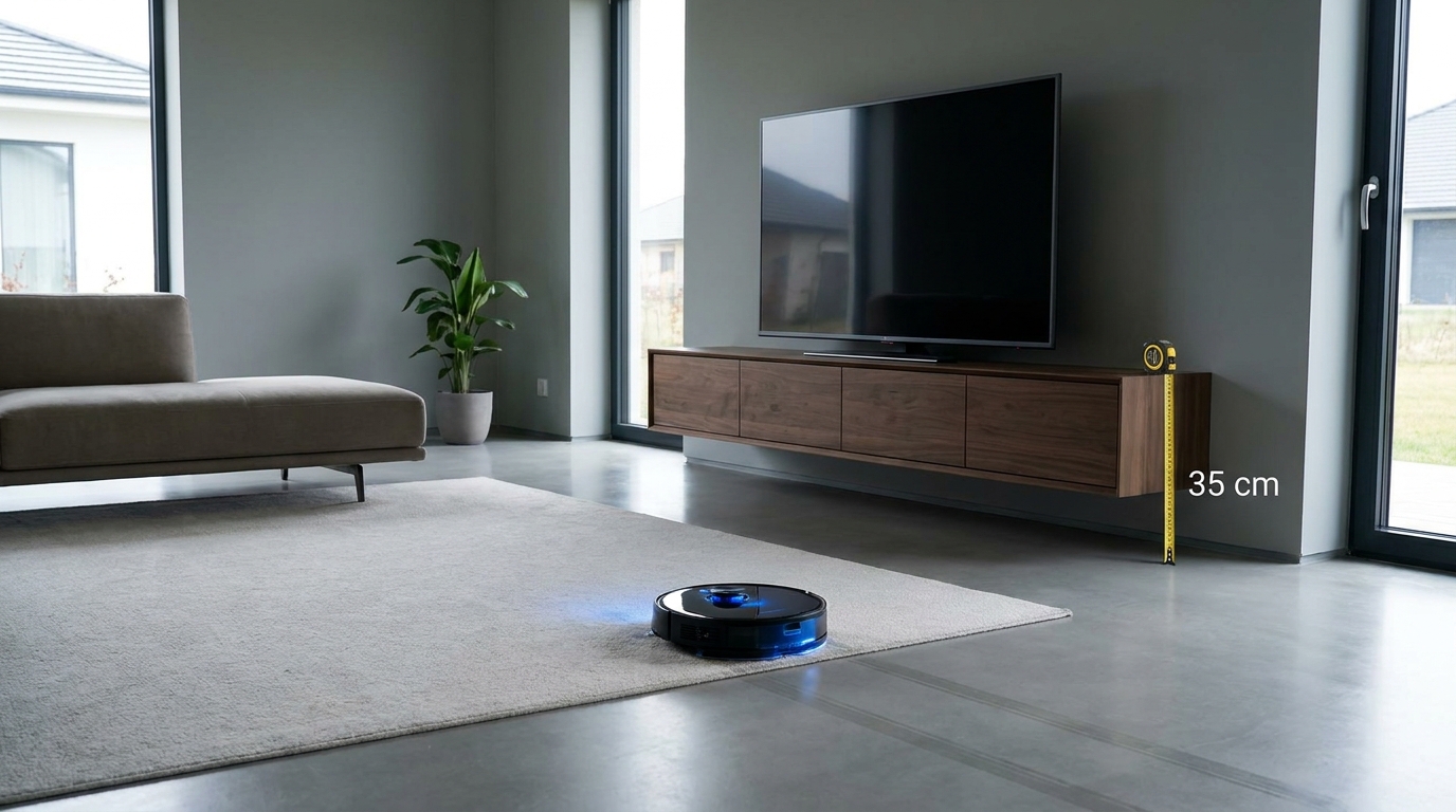 découvrez pourquoi j'ai surélevé mon meuble tv à 35 cm du sol pour faciliter le ménage et ce que cela a changé dans mon quotidien. astuce pratique et expérience à ne pas manquer !
