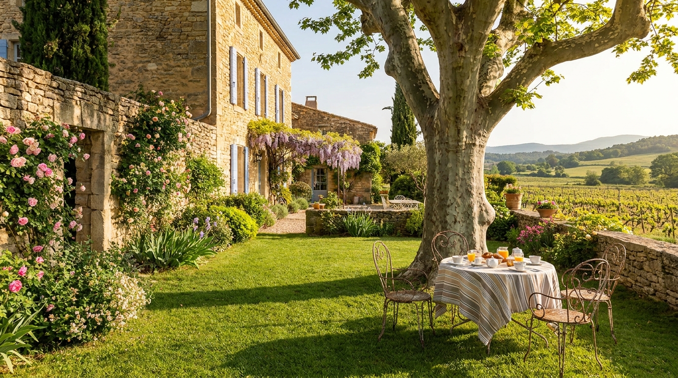 découvrez la renaissance d'une maison de 1897 dans le rhône, transformée en une charmante chambre d’hôtes alliant authenticité et confort moderne.
