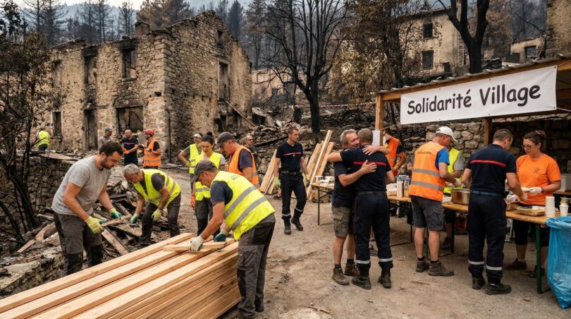 des habitants retrouvent leur domicile après les ravages des incendies, redécouvrant une partie de leur vie envolée dans la catastrophe.