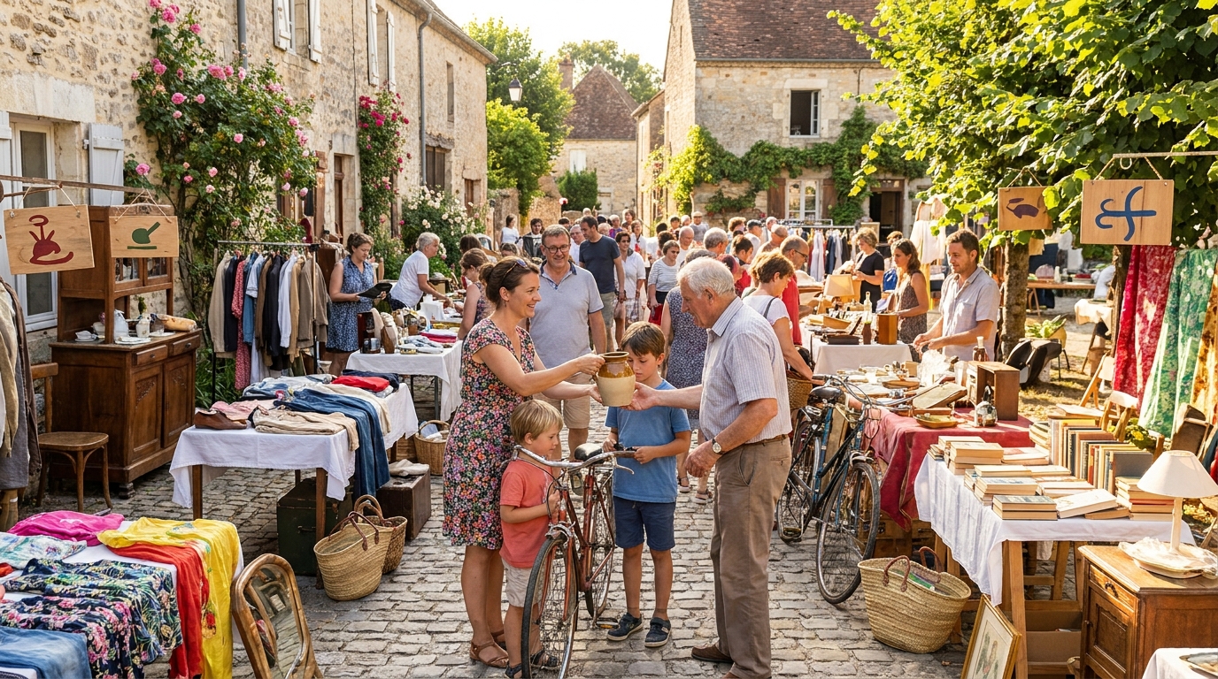 participez au vide maison solidaire à deux-grosnes, un vide-greniers solidaire unique pour dénicher des trésors tout en soutenant une belle cause locale.