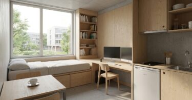 à caen, le chantier de la maison des chercheurs et de la résidence étudiante avance. un projet de 24 millions d’euros au service de la recherche et du logement étudiant.