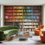 d&eacute;couvrez comment les designers r&eacute;inventent le salon en 2026 en abandonnant la biblioth&egrave;que blanche immacul&eacute;e au profit de couleurs audacieuses pour un espace vivant et moderne.