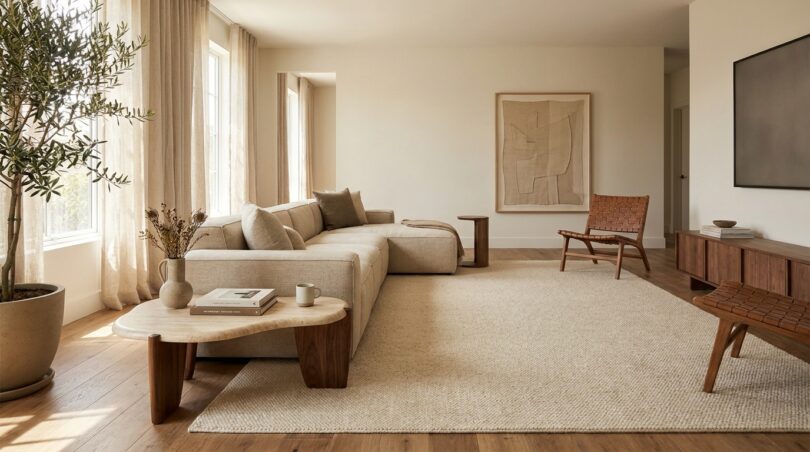 en 2026, la table basse change de place dans le salon. d&eacute;couvrez o&ugrave; les d&eacute;corateurs la d&eacute;placent et comment ce choix transforme l&rsquo;espace.