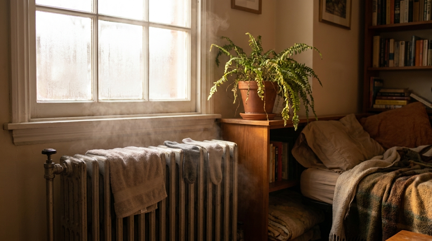 découvrez pourquoi sécher votre linge sur un radiateur avec les fenêtres fermées peut causer des problèmes inattendus pour votre santé et votre intérieur, malgré vos bonnes intentions.