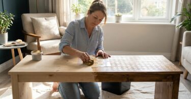 découvrez comment, pour seulement 2€, elle transforme un meuble ordinaire en un chef-d'œuvre de designer grâce à une trouvaille secrète simple et ingénieuse.