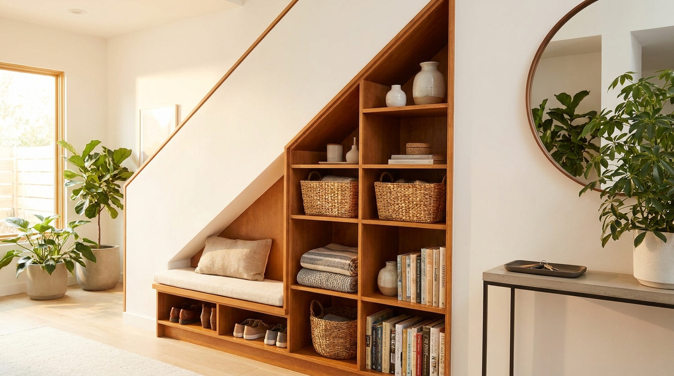 découvrez comment un seul meuble maisons du monde placé sous mon escalier a transformé l'ambiance de mon intérieur et surpris tous mes invités.